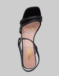 Peter Keiza Multi Strap Sandal Heels Wanita