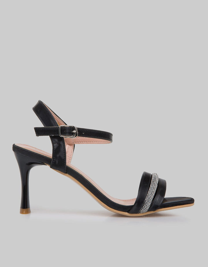 Peter Keiza Shine Strap Sandal Heels Wanita