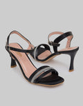 Peter Keiza Shine Strap Sandal Heels Wanita