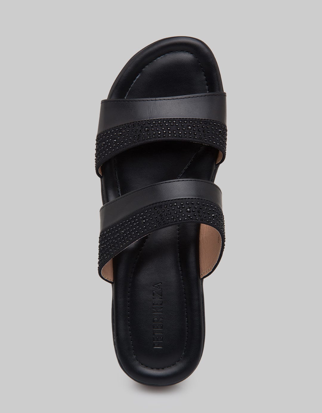 Peter Keiza Pearl Strap Sandal Wedges Wanita