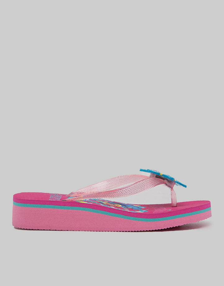 Character Flip Flops Girls Heart