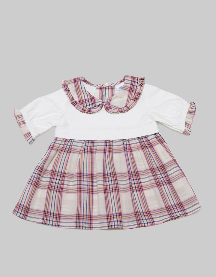 Pipiniko Combi Kotak Dress Anak Perempuan