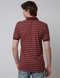 Crocodile Horizon Stripe Polo Shirt Men