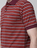 Crocodile Horizon Stripe Polo Shirt Men