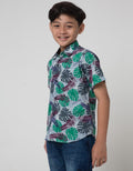 Crocodile Kids Abstract Sign Boys Shirt 
