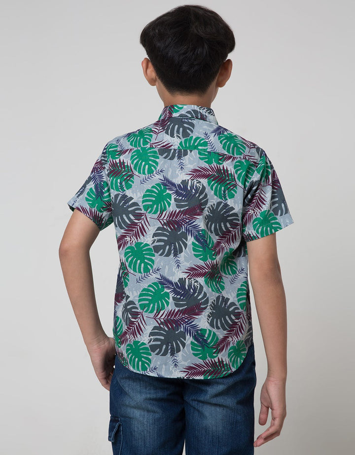 Crocodile Kids Abstract Sign Boys Shirt 