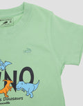 Crocodile Junior Boys T-Shirt Dino Print
