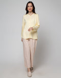 St. Yves Long Sleeve Blouse Rayon Twill