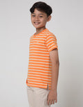 Crocodile Kids Stripe Short Sleeve T-Shirt