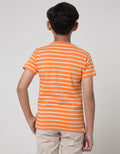 Crocodile Kids Stripe Short Sleeve T-Shirt