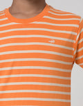 Crocodile Kids Stripe Short Sleeve T-Shirt