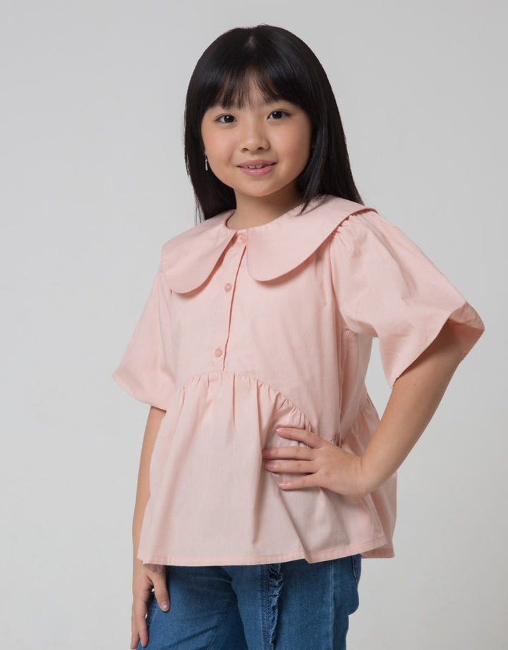 Little M Balon Sleeve Blouse Anak Perempuan