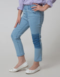 Little M Denim Long Pants Jegging Polos Washing Tempel