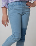 Little M Denim Long Pants Jegging Polos Washing Tempel