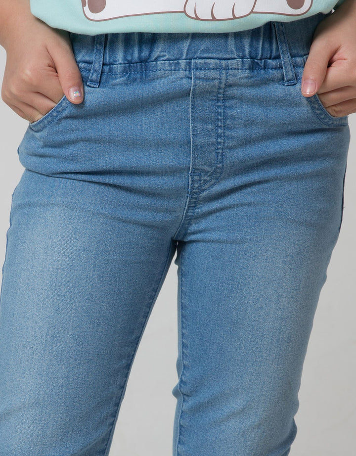 Little M Denim Long Pants Jegging Denim Polos Jeriwis
