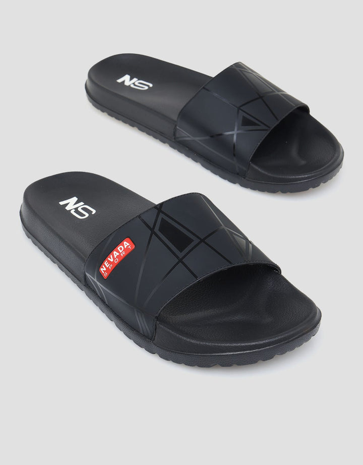Nevada Sport Textured Slipper Sandal Pria