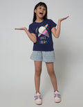 Little M Short Sleeve T-Shirt Space Ice Planet