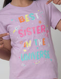 Little M Short Sleeve T-Shirt Space Best Sister