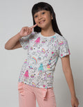 Little M Short Sleeve T-Shirt Print Space Q4 Full Print