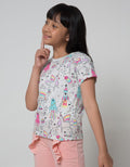 Little M Short Sleeve T-Shirt Print Space Q4 Full Print