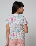 Little M Short Sleeve T-Shirt Print Space Q4 Full Print