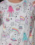 Little M Short Sleeve T-Shirt Print Space Q4 Full Print