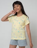 Little M Short Sleeve T-Shirt Space Full Print 2