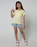 Little M Short Sleeve T-Shirt Space Full Print 2