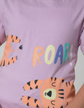 Little M Short Sleeve T-Shirt Print Jungle Roar Tiger