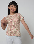 Little M Short Sleeve T-Shirt Jungle Fullprint Tiger Motif