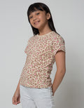 Little M Short Sleeve T-Shirt Jungle Fullprint Tiger Motif