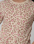 Little M Short Sleeve T-Shirt Jungle Fullprint Tiger Motif