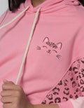 Little M Sweatshirt Hoody Cut N Sewn Tiger Motif