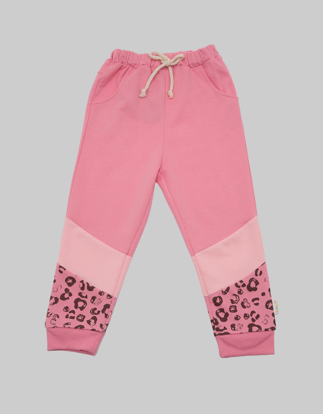 Little M Jogger Cut N Sewn Tiger Motif