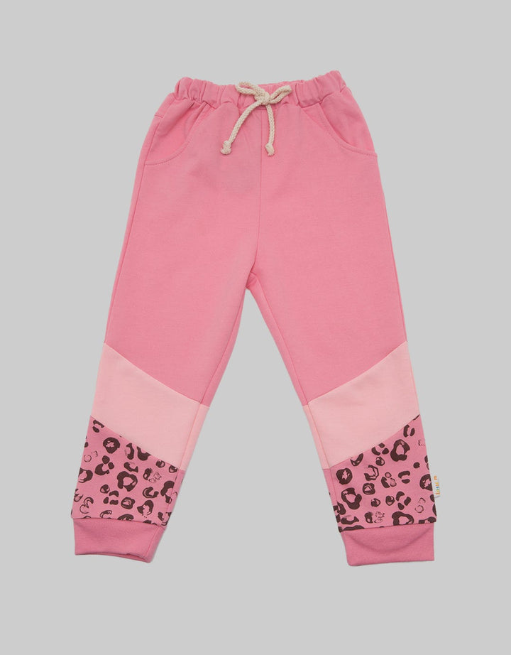 Little M Jogger Cut N Sewn Tiger Motif