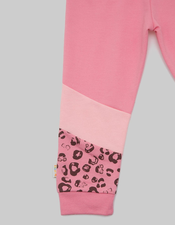 Little M Jogger Cut N Sewn Tiger Motif