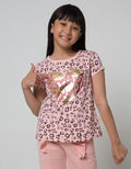 Little M Foil Pretty Girl Kaos Anak Perempuan