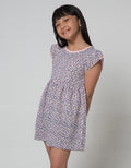 Little M Short Sleeve Midi Dress Daily Motif Macan
