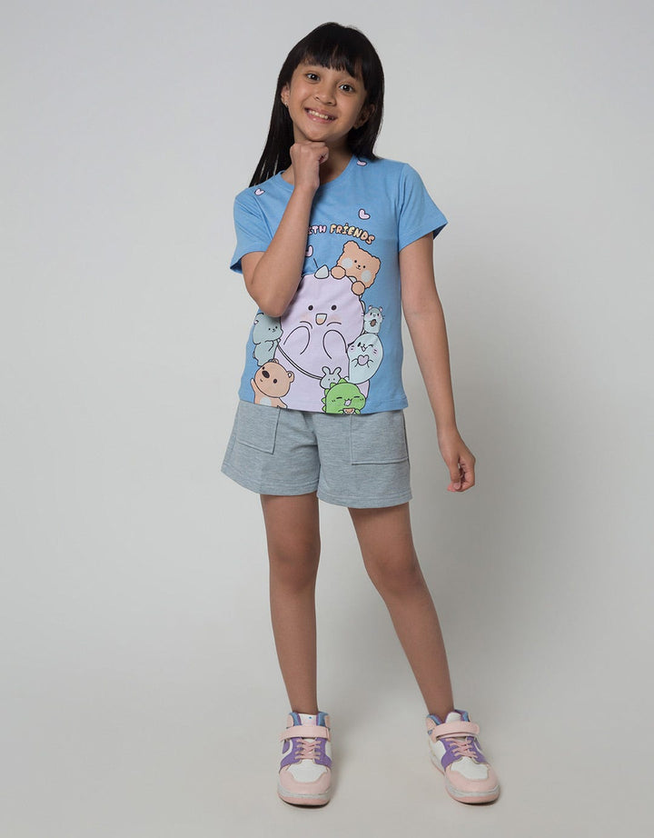 Little M Animals Kikawai Girls T-Shirt