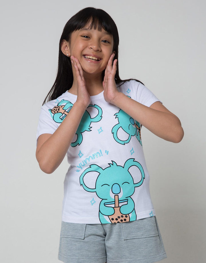 Little M Koalas Kikawai Kaos Anak Perempuan