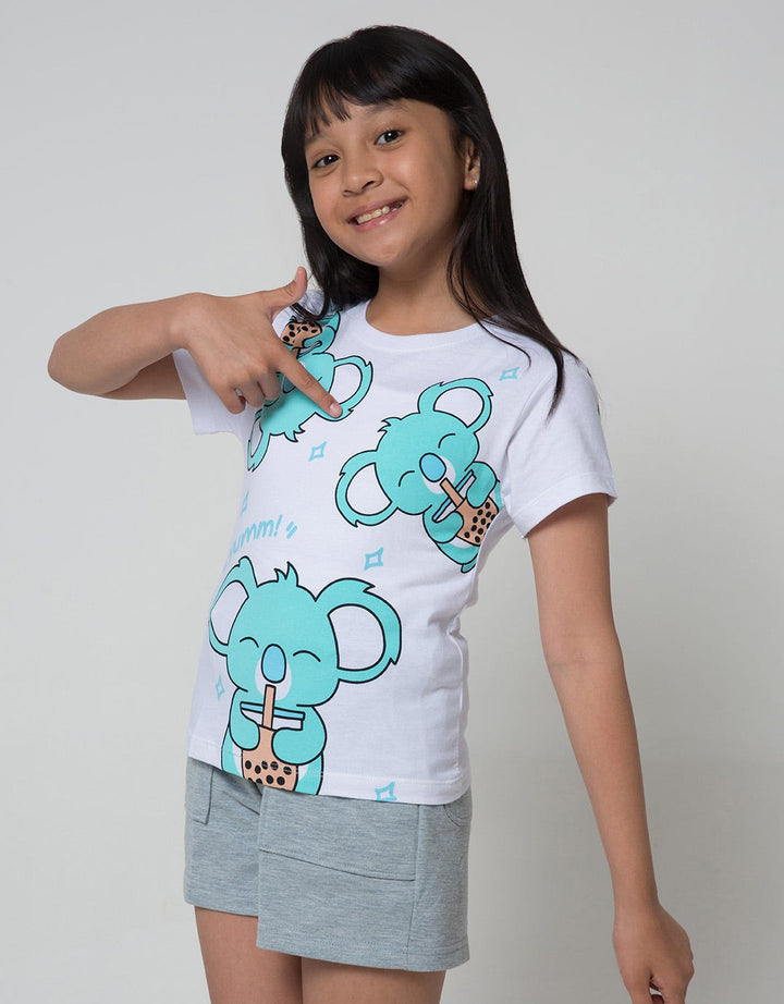 Little M Koalas Kikawai Kaos Anak Perempuan