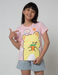 Little M Bear Kikawai Girls T-Shirt