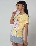Little M Dino Kikawai Girls' T-shirt