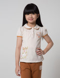 Little M Giraffe Hello Girls T-Shirt