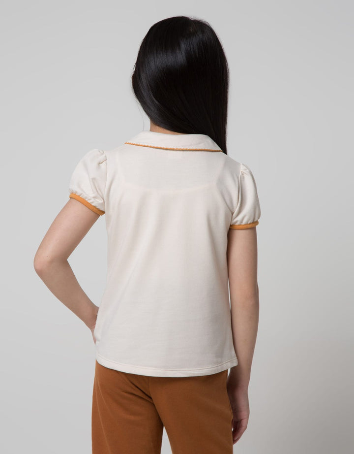 Little M Giraffe Hello Girls T-Shirt