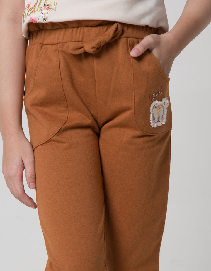 Little M Long Pants Paperbag Aplikasi