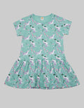 Little M Ruffle Unicorn Dress Anak Perempuan