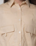 Aero Crop Big Pocket Kemeja Anak Perempuan