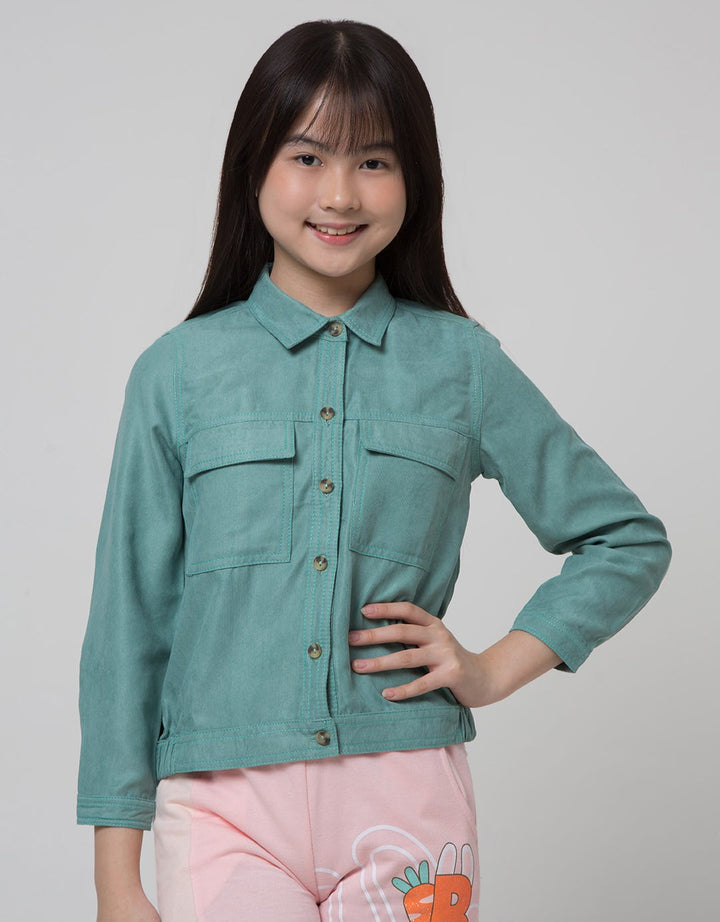 Aero Long Sleeve Shirt Crop Collar