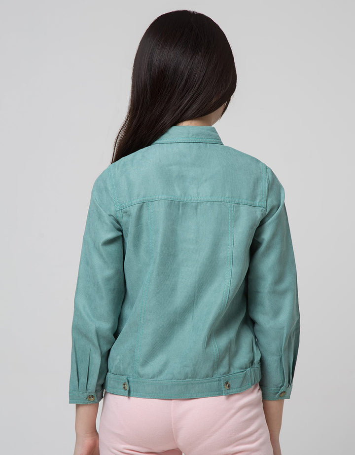 Aero Long Sleeve Shirt Crop Collar